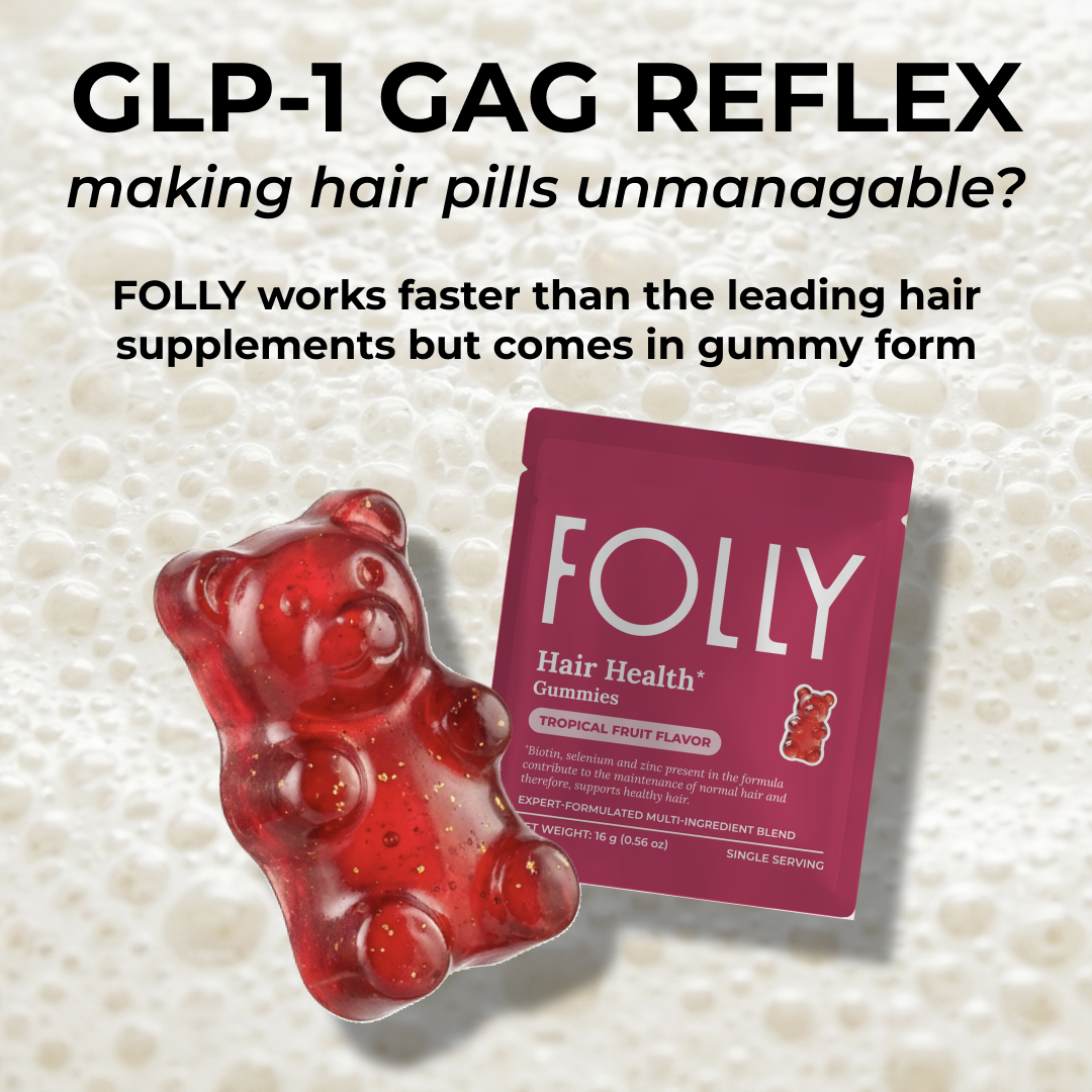 FOLLY gummy supplement static ad creative