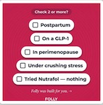 FOLLY ad creative variation